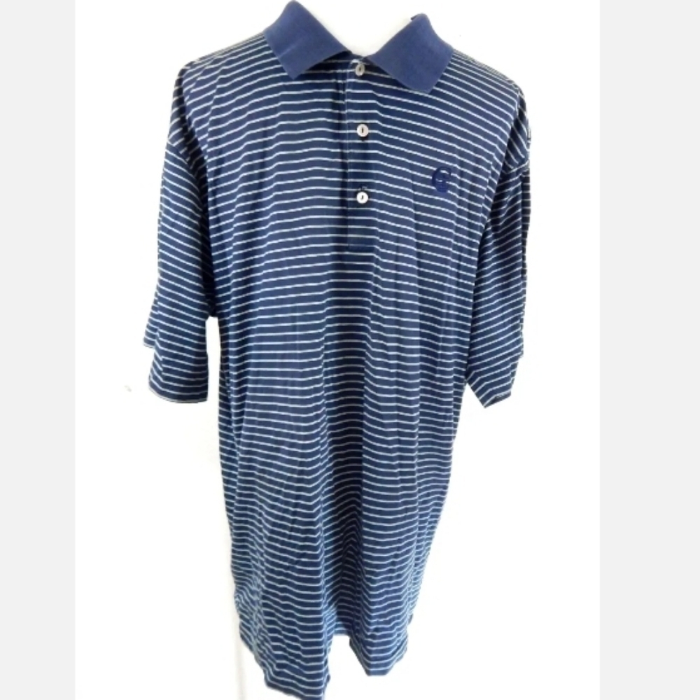 Peter Millar Striped Golf Polo